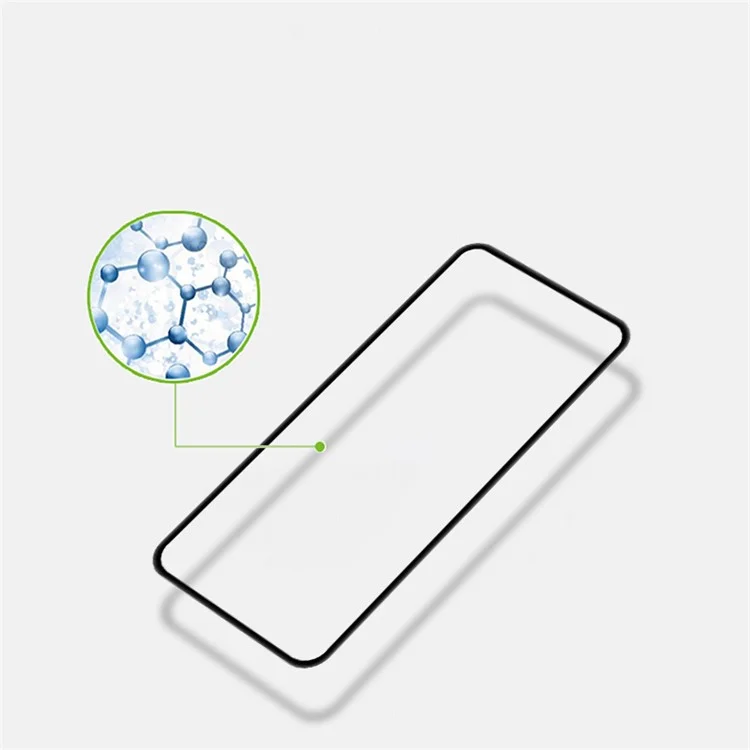 MOCOLO For Nothing Phone (1) 5G Tempered Glass Full Glue Silk Printing Full Screen Protector Secondary Strengthening HD Clear Film - Black