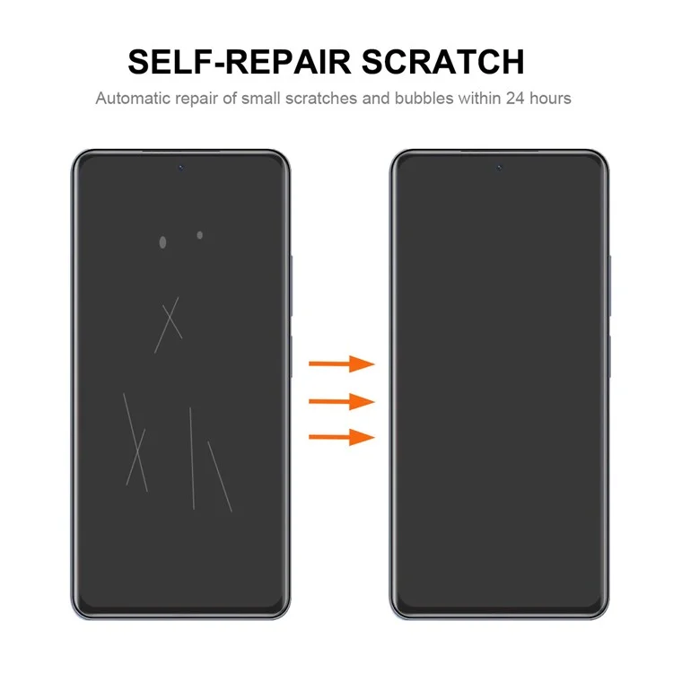 ENKAY HAT PRINCE 2Pcs / Pack for Nothing phone (1) 5G HD Soft TPE+PET+TPU Hydrogel Film Full Glue Transparent Anti-fingerprint Screen Protector