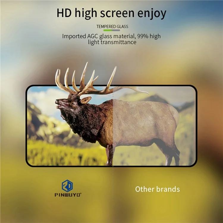 PINWUYO JK Tempered Glass Film Series-2 for Google Pixel 6a Full Glue HD Clear Explosion-proof Full Screen Protector