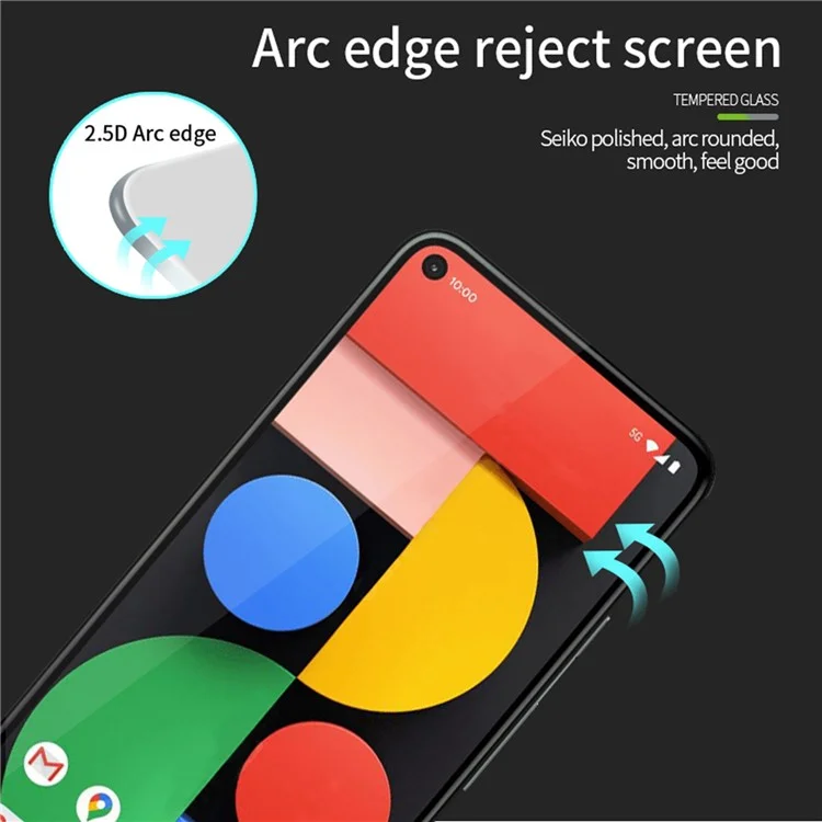 PINWUYO JK Tempered Glass Film Series-2 for Google Pixel 6a Full Glue HD Clear Explosion-proof Full Screen Protector