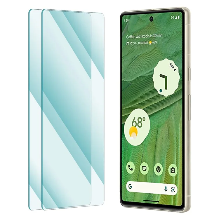 Enkay Hat Principe 2pcs / Pacchetto Per Google Pixel 7 5G 2,5d Film in Vetro Temperato Per Bordo Arco 0,26 mm 9H Glue Fulle Schede Scherme Protector