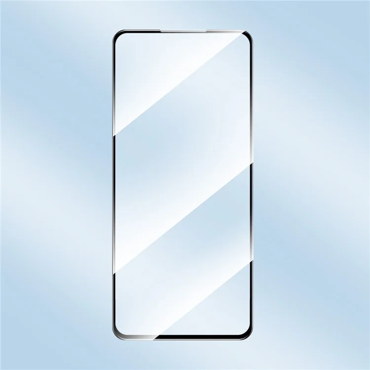 Protector de pantalla con borde de arco de 2,5 D ENKAY HAT PRINCE para Asus Zenfone 9 5G, película de vidrio de aluminio-silicio de 9H de 0,26 mm de grosor con tacto sensible y cobertura total