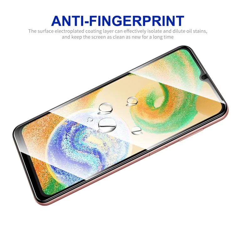 Enkay Hat Principe 2pcs / Impostato Per Samsung Galaxy A04 4G (164,4 x 76,3 x 9,1 Mm) / A04s 4G (164,7 x 76,7 x 9,1 Mm) Protettore Dello Schermo 0,26 mm 9H 2,5d Bordo Arco Glue Full Vetro in Alluminio-silicio Alto