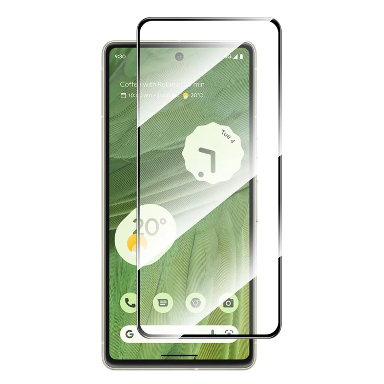 ENKAY HAT PRINCE 2.5D Arc Edge Screen Protector For Google Pixel 7 5G, 0.26mm Shatterproof Full Glue Full Covering High Aluminium-silicon Glass Screen Film