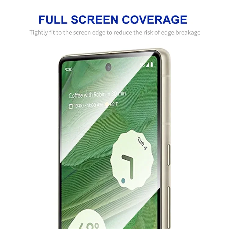 ENKAY HAT PRINCE 2.5D Arc Edge Screen Protector For Google Pixel 7 5G, 0.26mm Shatterproof Full Glue Full Covering High Aluminium-silicon Glass Screen Film