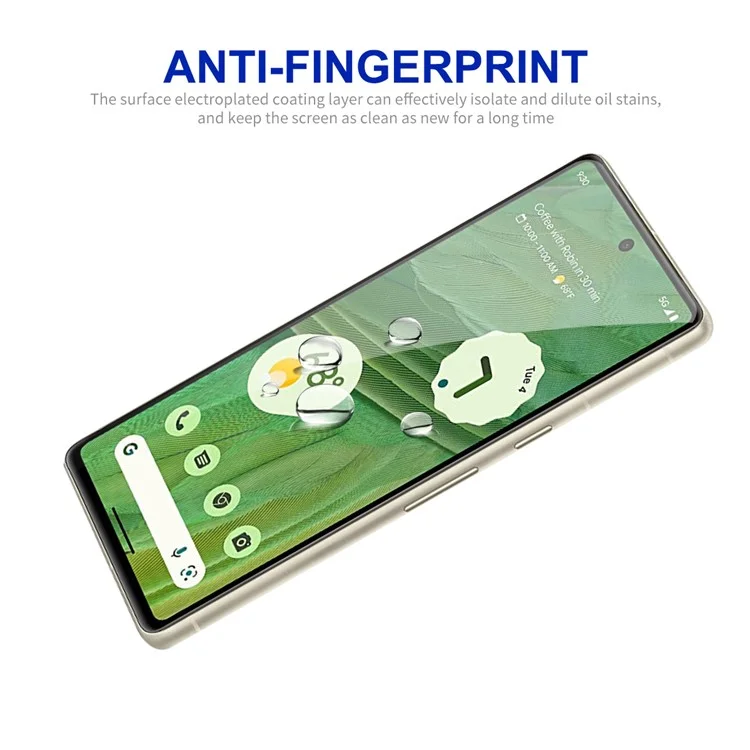 ENKAY HAT PRINCE 2.5D Arc Edge Screen Protector For Google Pixel 7 5G, 0.26mm Shatterproof Full Glue Full Covering High Aluminium-silicon Glass Screen Film