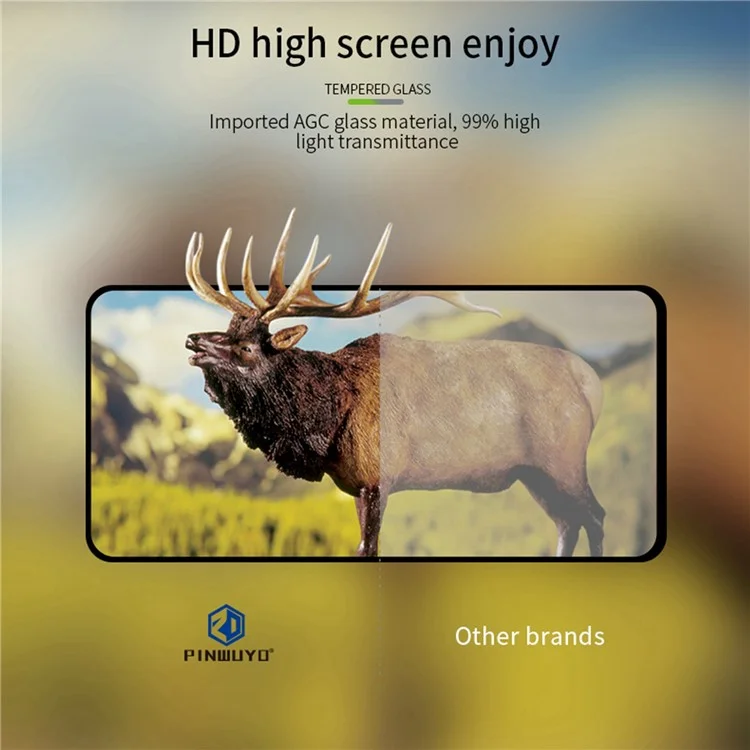 PINWUYO JK Tempered Glass Film Series-2 para Xiaomi 12T 5G / Redmi K50 Ultra 5G / 12T Pro 5G Anti-explosion Sensitive Touch Full Glue Full Screen Protector