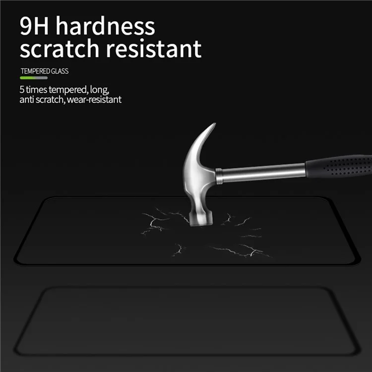 PINWUYO JK Tempered Glass Film Series-2 for Xiaomi 12T 5G / Redmi K50 Ultra 5G / 12T Pro 5G Anti-explosion Sensitive Touch Full Glue Full Screen Protector