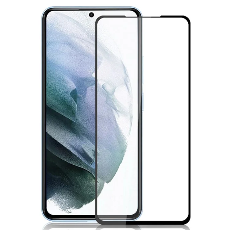 MOCOLO Ultra Clear Full Screen Protector para Samsung Galaxy S22+ 5G / S23+, Double Defense Full Glue Silk Printing Anti-explosion Tempered Glass Film - Negro