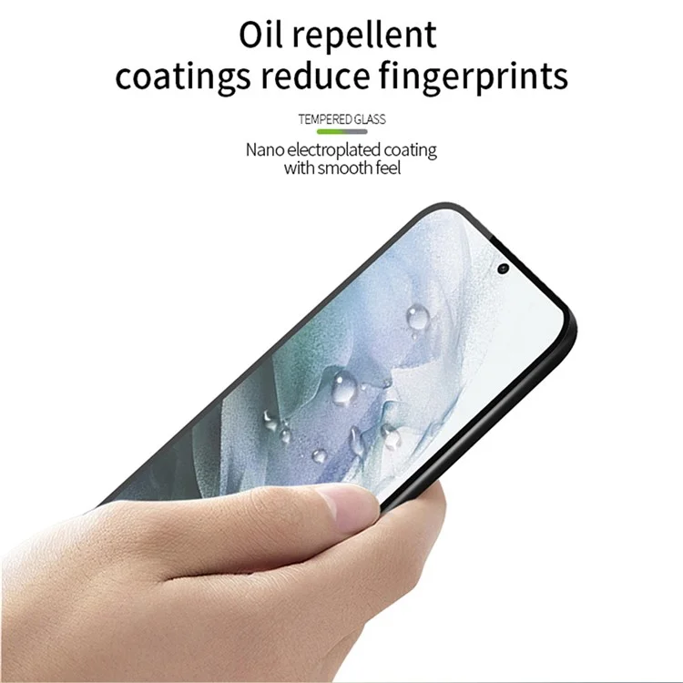 PINWUYO JK Série de films en verre trempé pour Samsung Galaxy S22+ 5G / S23+ Protecteur d'écran anti-explosion Revêtement en verre d'aluminium-silicium haute résistance (Prise en charge du déverrouillage par empreinte digitale)