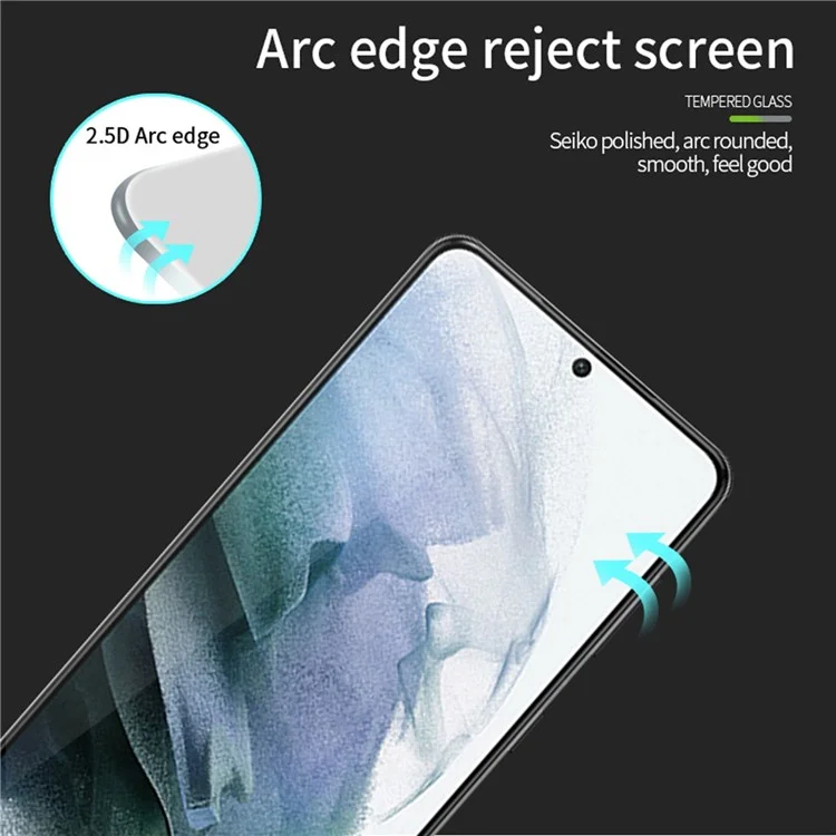 PINWUYO JK Série de films en verre trempé pour Samsung Galaxy S22+ 5G / S23+ Protecteur d'écran anti-explosion Revêtement en verre d'aluminium-silicium haute résistance (Prise en charge du déverrouillage par empreinte digitale)