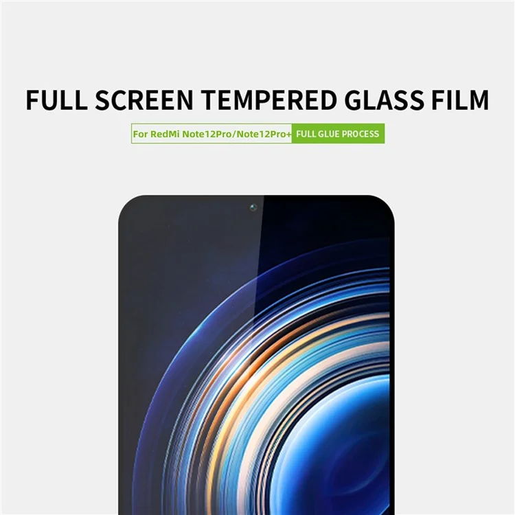 Pinwuyo jk Memdered Glass Film Series-2 Для Xiaomi Redmi Note 12 Pro 5g / Примечание 12 Pro Speed ​​5g / Poco X5 Pro 5g / Примечание 12 Pro+ 5g Clear High Aluminum-silicon Glass Fullcer Protector