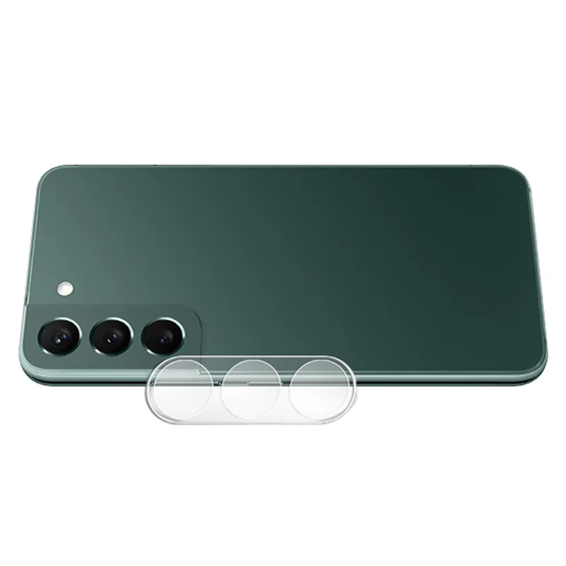 MOCOLO For Samsung Galaxy S23+ Camera Lens Protector, Silk Printing HD Tempered Glass Lens Protective Film - Transparent