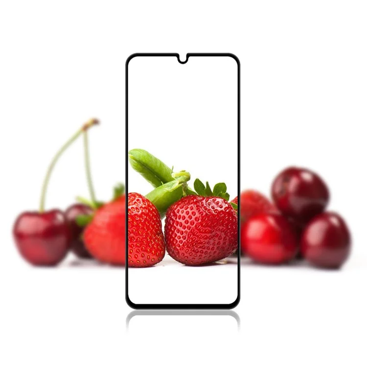 MOCOLO Pour Samsung Galaxy A14 5G / A14 4G Film de protection d'écran en verre trempé à impression en soie pleine colle Anti-explosion Durcissement secondaire Protecteur d'écran - Noir
