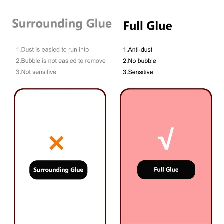 ENKAY HAT PRINCE per Samsung Galaxy S22+ 5G / S23+ 0,2 mm Full Glue 9H HD Pellicola in vetro temperato Anti-graffio Ultra-sottile Versione Unlock Screen Protector