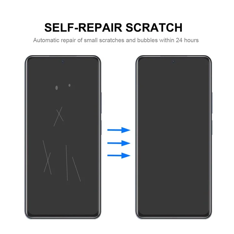 ENKAY HAT PRINCE 2PCS For Xiaomi Poco X3 NFC / Poco X3 Pro / Poco X3 Full Coverage Screen Protector TPE+PET+TPU Flexible Hydrogel Film (Full Glue)