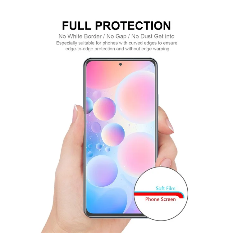 ENKAY HAT PRINCE 2PCS For Xiaomi Poco X3 NFC / Poco X3 Pro / Poco X3 Full Coverage Screen Protector TPE+PET+TPU Flexible Hydrogel Film (Full Glue)