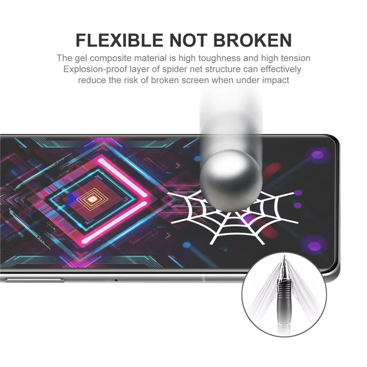 ENKAY HAT PRINCE 2PCS For Xiaomi Poco X3 NFC / Poco X3 Pro / Poco X3 Full Coverage Screen Protector TPE+PET+TPU Flexible Hydrogel Film (Full Glue)