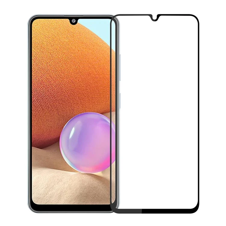 PINWUYO JK Tempered Glass Film Series-2 für Samsung Galaxy A34 5G Kratzfester Bildschirmschutz, Vollständige Abdeckung Vollglasklar Gehärteter Glasfilm
