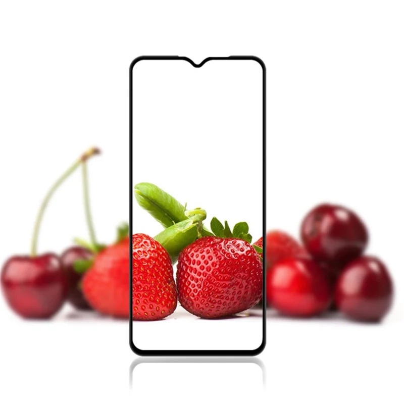 MOCOLO For Xiaomi Redmi A1 4G / A2 4G Silk Printing Full Glue Tempered Glass Screen Protector Anti-explosion Film - Black