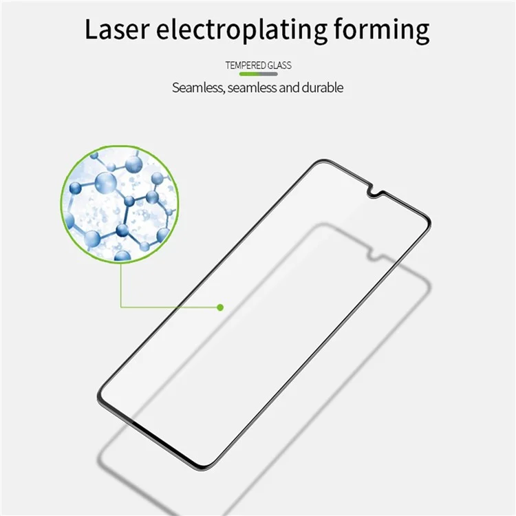 Pinwuyo jk 3D in Vetro Temperato Curvo-2 Per Samsung Galaxy A34 5g, Colla Piena Anti-esplosione ad Alta Protezione Dello Schermo di Vetro in Alluminio-silicio Alto