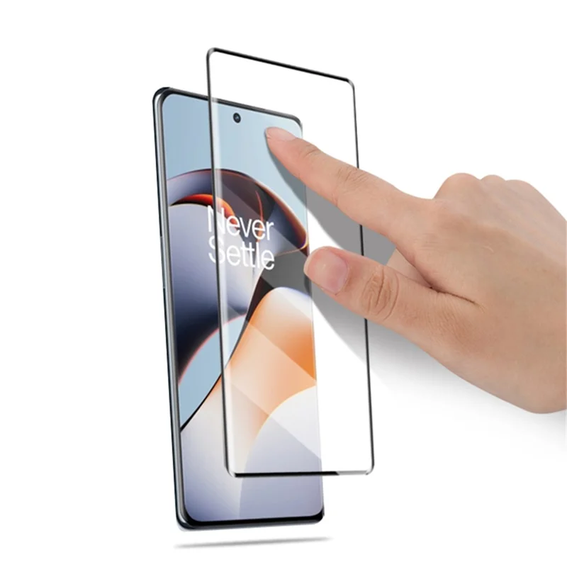 MOCOLO Screen Protector for OnePlus Ace 2 5G / 11R 5G Anti-explosion Full Glue 3D Curved Tempered Glass Film - Black