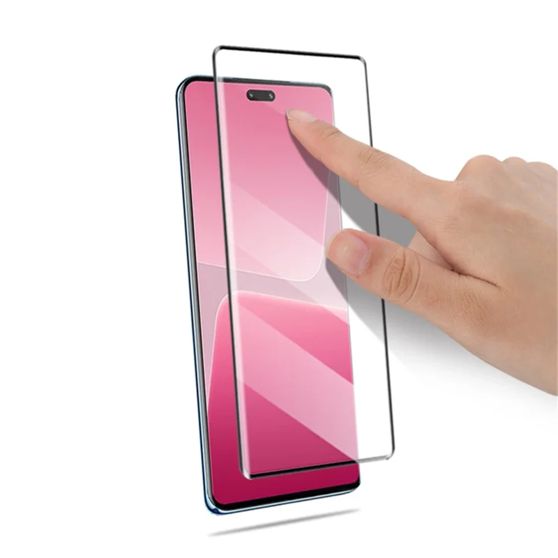 MOCOLO Screen Protector for Xiaomi 13 Lite / Civi 2 5G 3D Curved Full Glue Tempered Glass Film - Black