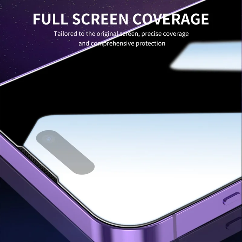 ENKAY HAT PRINCE 2PCS para iPhone 12 / 12 Pro 8K HD Full Screen Protector Anti-spy 25 Degree AGC Glass Film