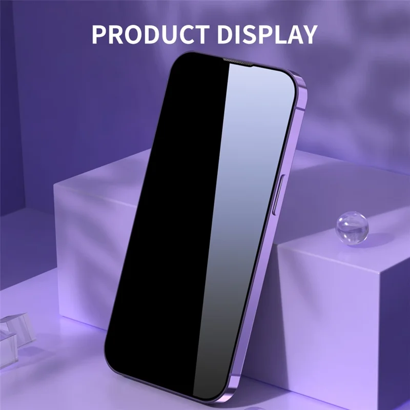 ENKAY HAT PRINCE 2PCS para iPhone 12 / 12 Pro 8K HD Full Screen Protector Anti-spy 25 Degree AGC Glass Film