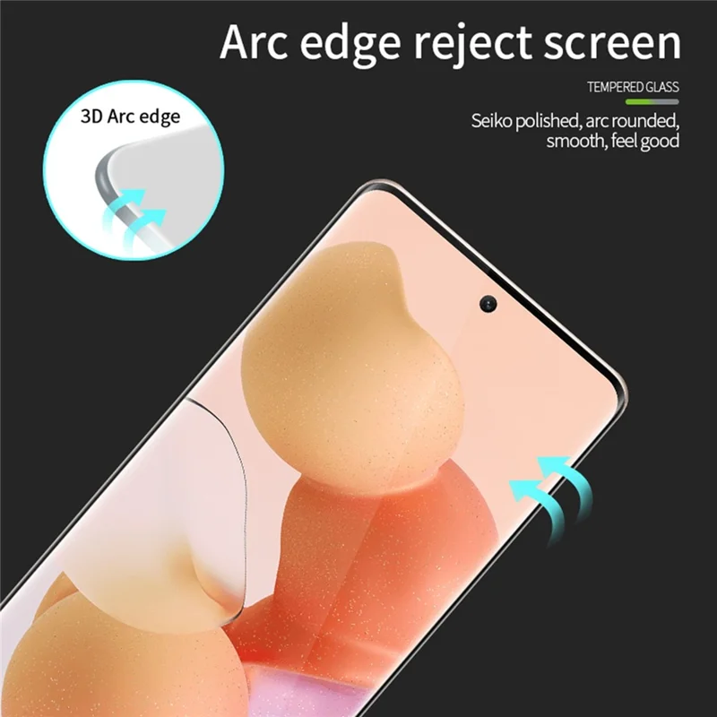 PINWUYO Für Huawei Mate X3 5G Vollkleber-Handy-Panzerglas-Folie 3D Heißverbiegung Gekrümmter Bildschirmschutz