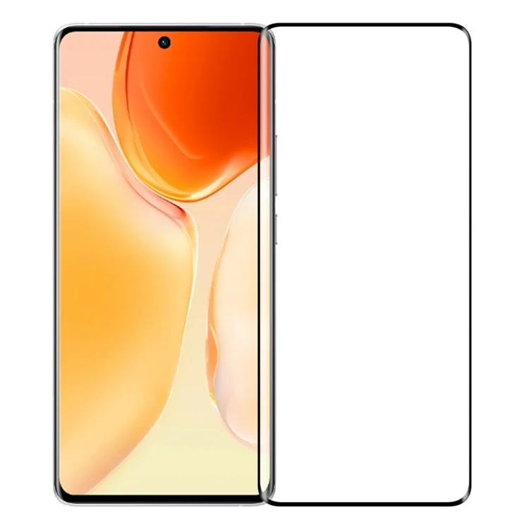 PINWUYO per OPPO Find X6 Curved Phone Screen Protector Full Glue 3D Hot Bending Tempered Glass Film