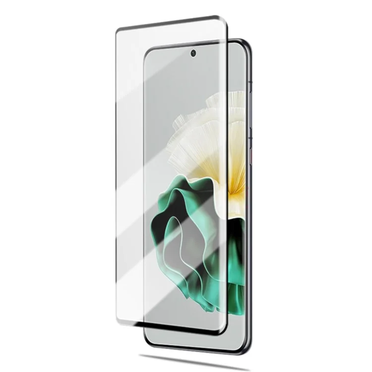 MOCOLO для Huawei P60 / P60 Pro Clear Screen Protector Full Glue 3D Curved Shatter Resistant Tempered Glass Film - Черный
