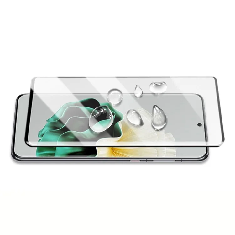 MOCOLO для Huawei P60 / P60 Pro Clear Screen Protector Full Glue 3D Curved Shatter Resistant Tempered Glass Film - Черный