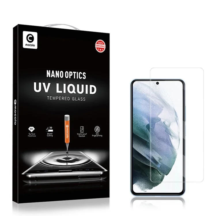 MOCOLO For Samsung Galaxy S23 / S22 5G Tempered Glass Phone Full Screen Protector 3D Curved UV Liquid HD Film