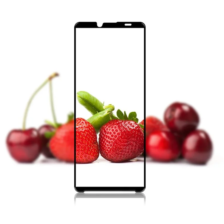 MOCOLO For Sony Xperia 10 V Phone Full Screen Protector Secondary Hardening Silk Printing Tempered Glass Film - Black
