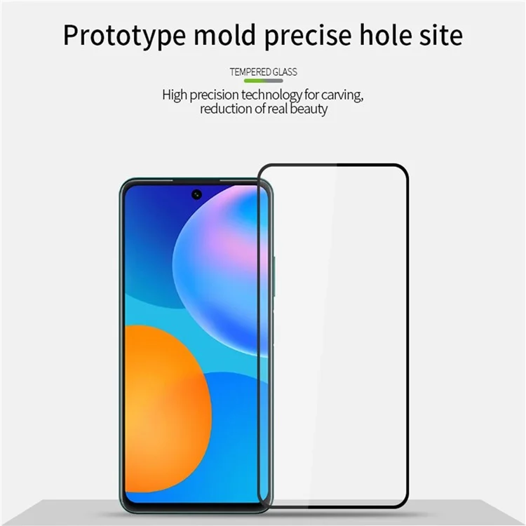 PINWUYO JK Tempered Glass Film Series-2 para Oppo Y78 5G Protector de pantalla de vidrio de aluminio-silicio claro de alta definición completa