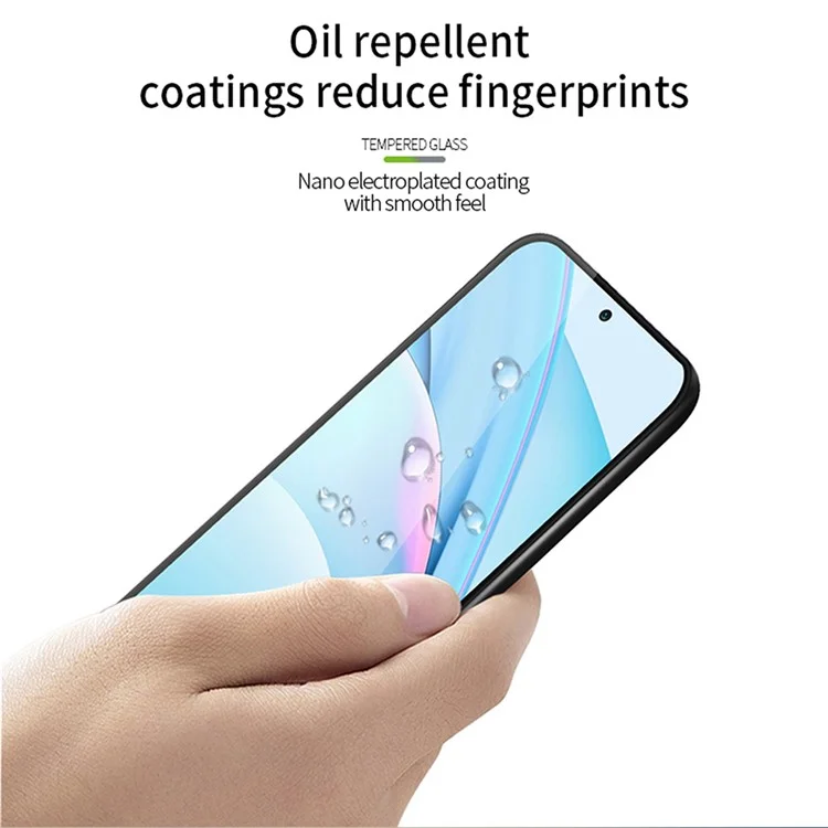 PINWUYO JK 3D Curved Tempered Glass Film-2 for Google Pixel Fold High Aluminum-silicon Glass Eexplosion-proof Screen Protector