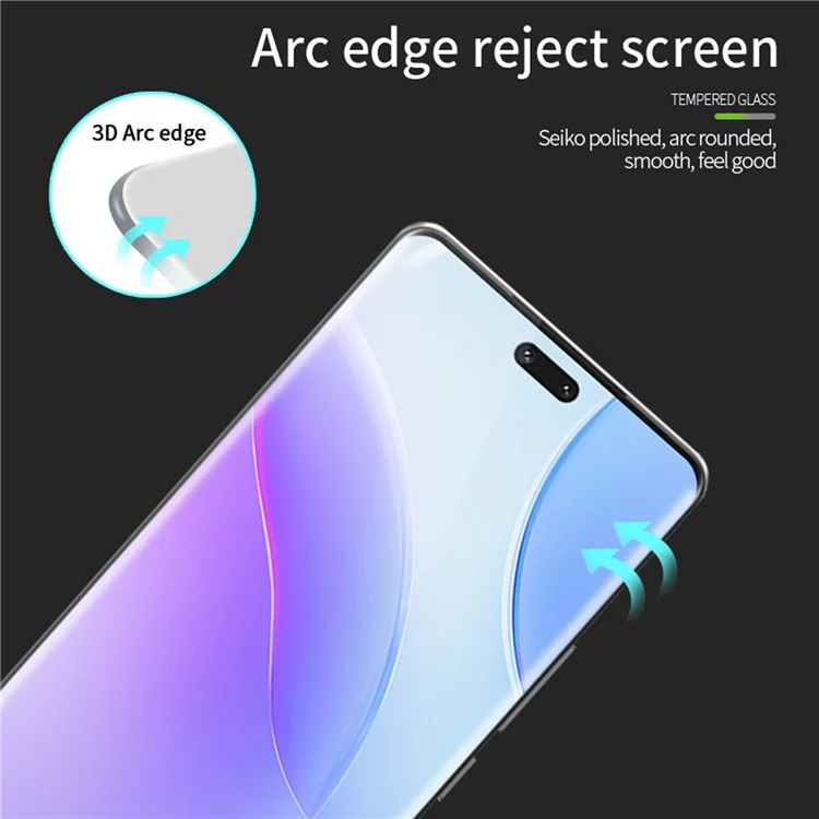 Película de vidrio templado curvo 3D PINWUYO para Xiaomi Civi 3 5G Hot Bending Full Glue HD Clear Phone Screen Protector