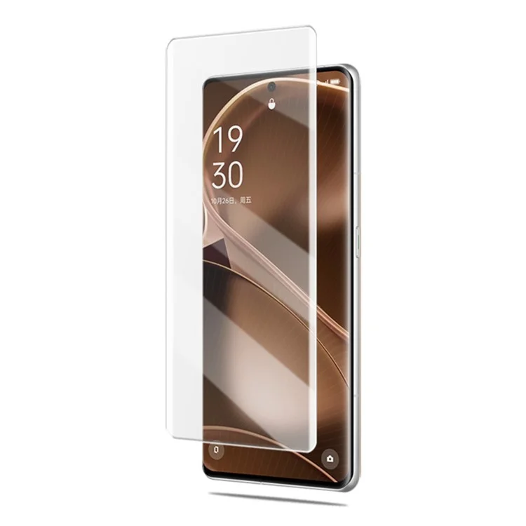 MOCOLO For Oppo Find X6 Pro Phone Full Screen Protector 3D Curved UV Liquid Tempered Glass Film