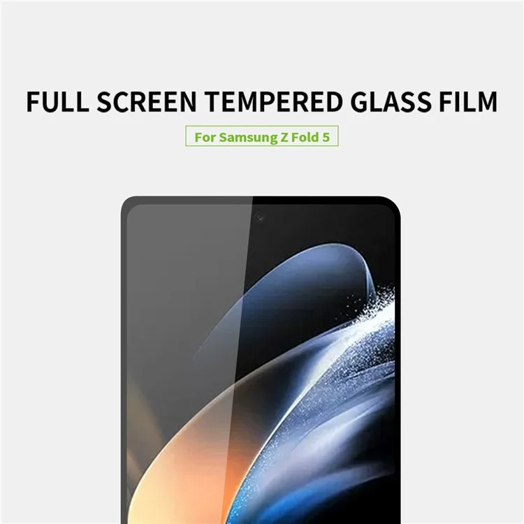 Série de films en verre trempé MOFI JK pour Samsung Galaxy Z Fold5 5G Protecteur d'écran full coverage en verre à haute teneur en aluminium et silicium