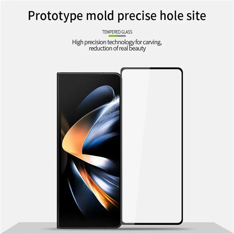 Série de films en verre trempé MOFI JK pour Samsung Galaxy Z Fold5 5G Protecteur d'écran full coverage en verre à haute teneur en aluminium et silicium