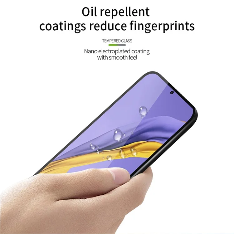 PINWUYO Para Samsung Galaxy S23 FE JK Película de Vidro Temperado Série-2 Cobertura Total HD Alto Vidro de Alumínio-silício Protetor de Tela