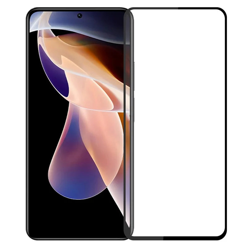 PINWUYO Für Xiaomi Redmi 12 5G (Global) / Poco M6 Pro 5G JK Tempered Glass Film Serie-2 Hohe Aluminium-Silizium-Glasschutzfolie für den gesamten Bildschirm