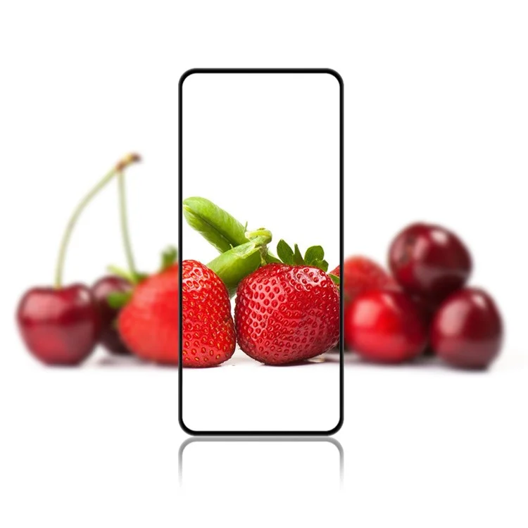 MOCOLO Silk Printing Screen Protector for Nothing Phone (2), Película de vidrio templado con cobertura completa y pegamento completo - Negro