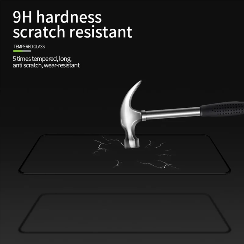 MOFI JK 3D Tempered Glass Film-1 für Samsung Galaxy S23 FE Anti-Explosion High Aluminium-Silizium-Glas Gebogener Bildschirmschutz