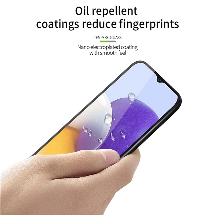 MOFI JK 3D Tempered Glass Film-1 for Samsung Galaxy A25 5G (Global) (161.0 x 76.5 x 8.3mm) HD Clear Curved Screen Protector