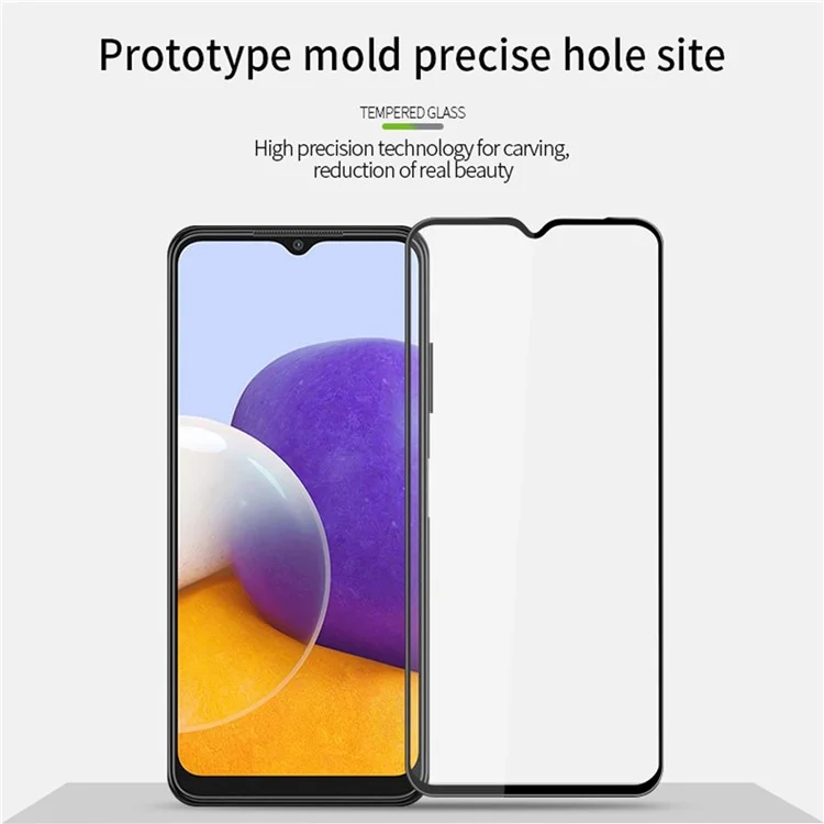 MOFI JK 3D Tempered Glass Film-1 for Samsung Galaxy A25 5G (Global) (161.0 x 76.5 x 8.3mm) HD Clear Curved Screen Protector