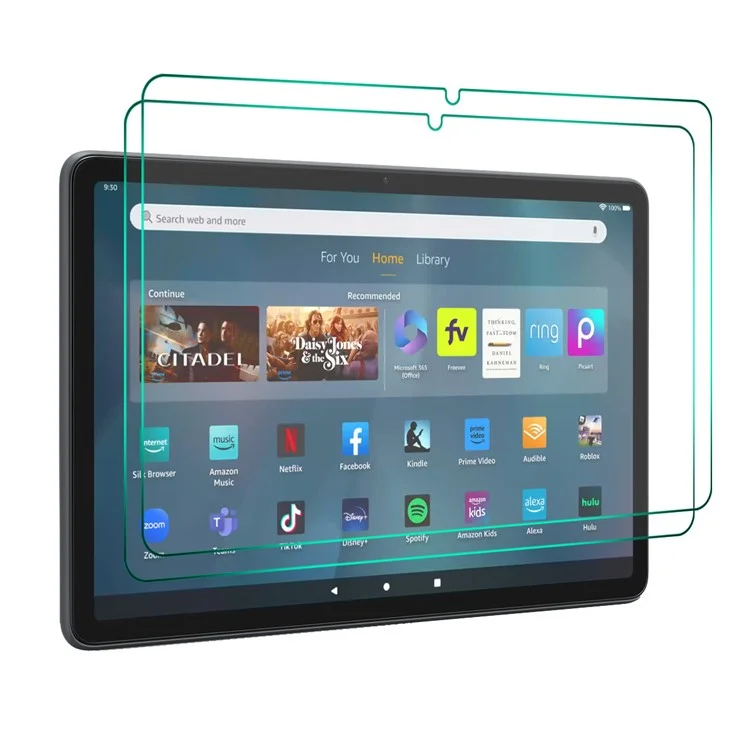 ENKAY HAT PRINCE 2Pz per Amazon Fire Max 11 9H 2.5D 0.33mm Protezione Schermo Tablet Pellicola in Vetro Temperato