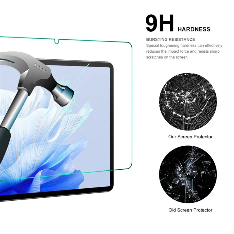 ENKAY HAT PRINCE 2Pcs for Huawei MatePad Air 11.5 inch (2023) Tempered Glass Screen Protector 9H 2.5D 0.33mm Film