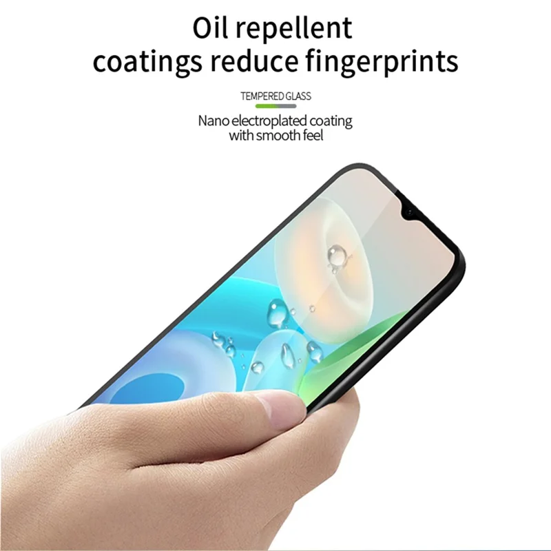 PINWUYO per vivo Y27 4G JK Tempered Glass Film Series-2 Ultra Clear Full Screen Protector High Aluminum-silicon Glass Film